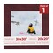 Dark Red Suede Mat Board for 30x30 Frames - Fits 20x20 Photos